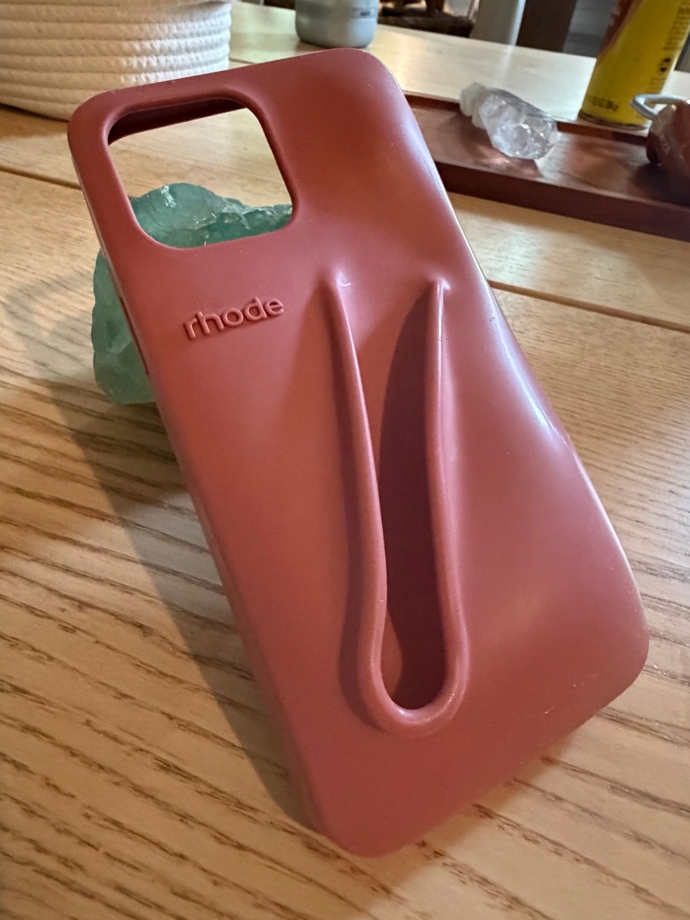 RHODE Silicone iPhone Case - 14/15 Pro Max - Salty Tan (dusty rose)